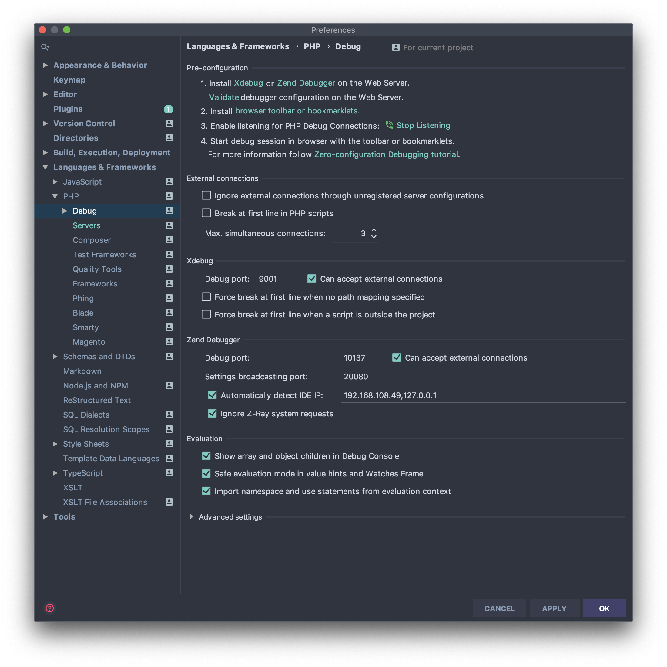 phpstorm